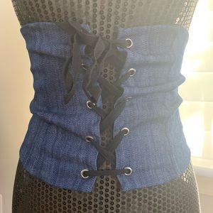 Jean corset belt